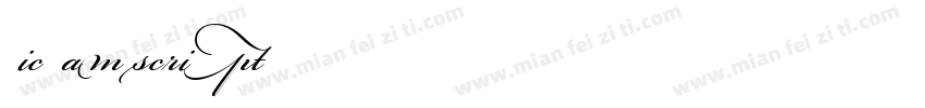 BickhamScript 400字体转换